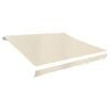vidaXL Awning Replacement Fabric Cream 400x300 cm Polyester