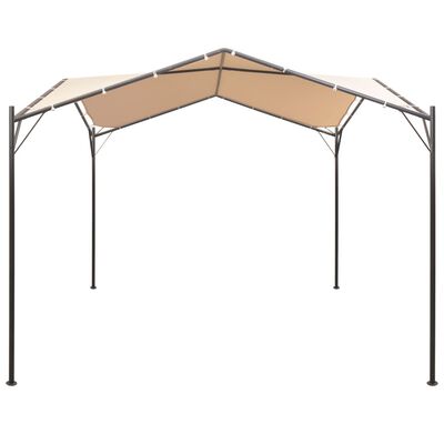 vidaXL Gazebo Pavilion Tent Canopy 3x3 m Steel Beige