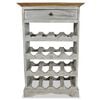 vidaXL Wine Rack Solid Mahogany Wood 55x23x85 cm