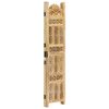 vidaXL Hand carved 3-Panel Room Divider 120x165 cm Solid Mango Wood