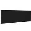vidaXL Wall Headboard Black 240x1,5x80 cm Engineered Wood