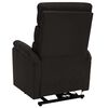 vidaXL Stand up Massage Chair Dark Brown Fabric
