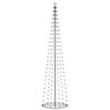 vidaXL Christmas Cone Tree 136 Warm White LEDs Decoration 70x240 cm