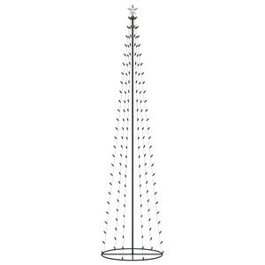 vidaXL Christmas Cone Tree 136 Warm White LEDs Decoration 70x240 cm