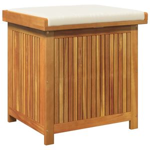 vidaXL Outdoor Cushion Box 60x50x61 cm Solid Wood Acacia