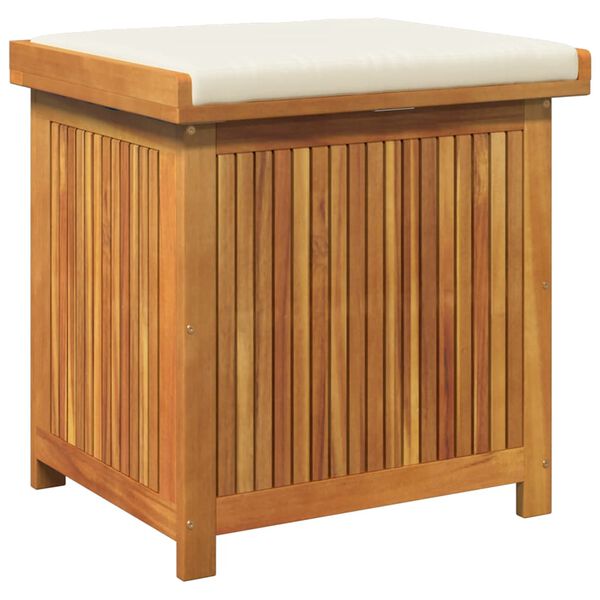vidaXL Outdoor Cushion Box 60x50x61 cm Solid Wood Acacia