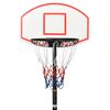 vidaXL Basketball Stand White 216-250 cm Polyethene