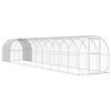 vidaXL Chicken Coop Silver 1200 x 200 x 200 cm Galvanised Steel