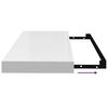 vidaXL Floating Wall Shelves 4 pcs High Gloss White 60x23.5x3.8 cm MDF
