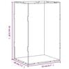 vidaXL Display Box Transparent 22x18x35 cm Acrylic