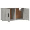 vidaXL Wall-mounted TV Cabinets 3 pcs Concrete Grey 80x34.5x40 cm