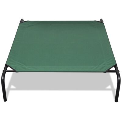 Elevated Pet Bed with Steel Frame 90 x 60 cm