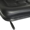 vidaXL Universal Tractor Seat Black