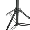 vidaXL Backdrop Support System 500 x 300 cm Black