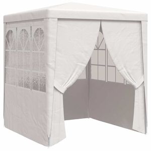 vidaXL Party Tent | White | Polyethylene | 2x2m | Water-resistant | Party Tent