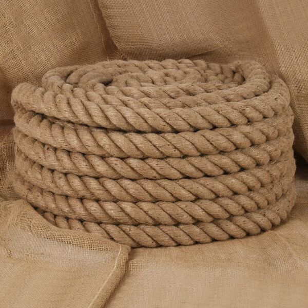 vidaXL Jute Rope 10 m Long 36 mm Thick