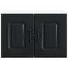 vidaXL Kitchen Cabinet with Storage Kalmar 2 pcs Black 60 x 31 x 40 cm