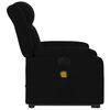 vidaXL Electric Stand up Massage Recliner Chair Black Fabric
