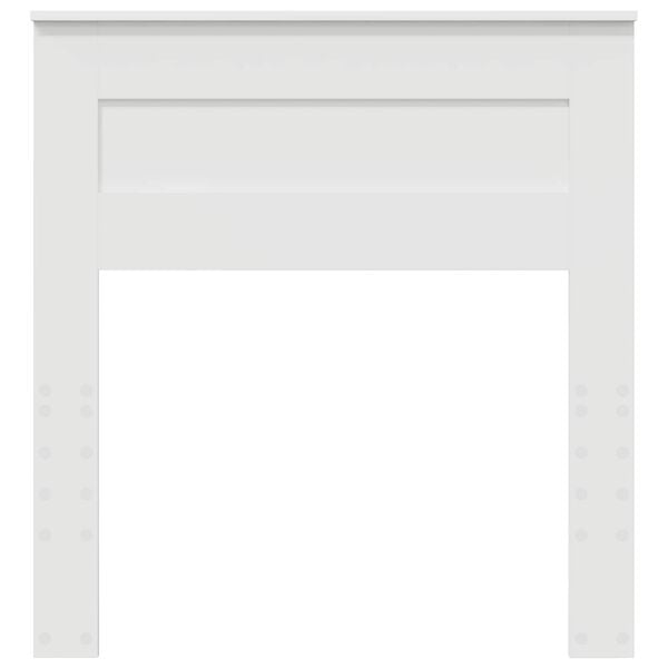 vidaXL Headboard with Headboard White 90 cm Engineered wood