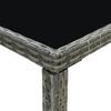 vidaXL 7 Piece Garden Bar Set with Cushions Poly Rattan Grey