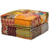 vidaXL 4-Seater Modular Pouffe Patchwork Fabric