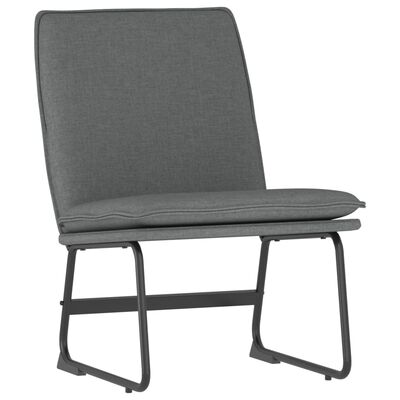 vidaXL Lounge Chair Dark Grey 52x75x76 cm Fabric