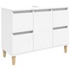 vidaXL Sink Cabinet White 80x33x60 cm Engineered Wood