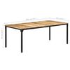 vidaXL Dining Table 200x100x76 cm Rough Mango Wood