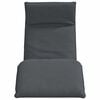 vidaXL Folding Sun lounger Anthracite 175x54x8.5 cm Oxford Fabric
