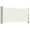 vidaXL Patio Retractable Side Awning 120 x 300 cm Cream