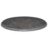 vidaXL Table Top Black &Oslash;60x2,5 cm Marble