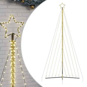 vidaXL LED Christmas Tree 570 LEDs Warm White 404,5 cm
