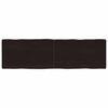 vidaXL Table Top Dark Brown 140x40x(2-4) cm Live Edge