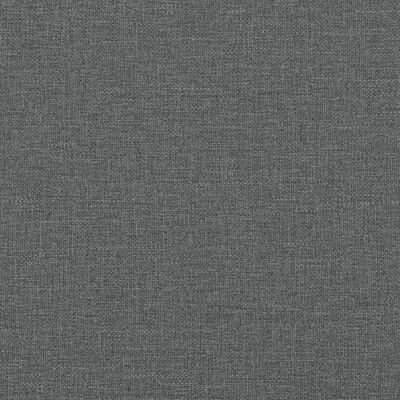 vidaXL Bed Frame with Headboard Dark Grey 107x203 cm Fabric