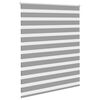 vidaXL Zebra blind 120.9x175 cm Fabric Width 116.7 cm grey