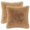 vidaXL Cushion with Pillow HEERLEN 6 pcs Taupe PV Fleece