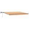 vidaXL Retractable Awning Yellow and Orange 400 x 300 cm
