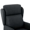vidaXL Recliner Chair Dark Grey Fabric