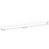 vidaXL Wall Shelves 2 pcs White 100x9x3 cm