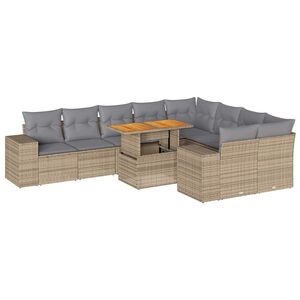 vidaXL Garden Sofa Set | Beige