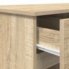 vidaXL Desk with Drawer Sonoma oak 140 x 49 x 76 cm Engineered wood