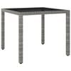 vidaXL Garden Table | Set of 3 | Grey