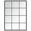 vidaXL Mirror | Black | Metal, glass | 80x60 cm | Simple | Wall Mirror