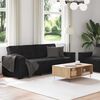 vidaXL 2 Piece Sofa Set with Cushions Black Velvet