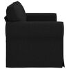 vidaXL Sofa 120cm Black Metal