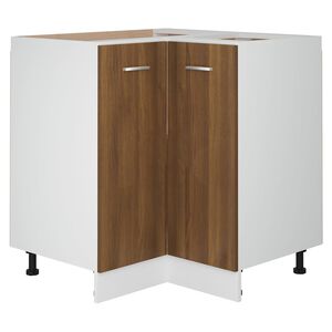 vidaXL Kitchen Cabinet "Lyon" Brown Oak 75,5x75,5x81,5 cm Engineered Wood