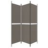 vidaXL 3-Panel Room Divider Anthracite 150x220 cm Fabric