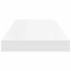 vidaXL Floating Wall Shelves 4 pcs White 60x23.5x3.8 cm MDF