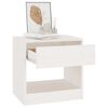 vidaXL Bedside Cabinets 2 pcs White 40x31x40 cm Solid Pinewood