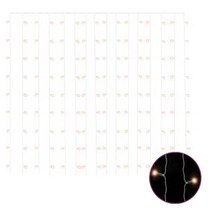 vidaXL Curtain Fairy Light | Warm white | Plastic | Large | Curtain Fairy Light